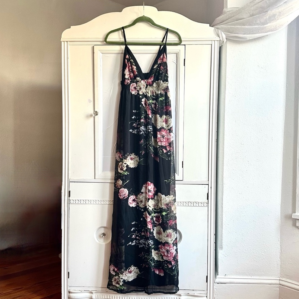 Timing floral maxi dress Large